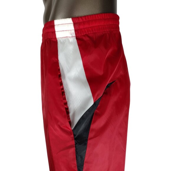 Hey Boo Red Nylon Lightweight Sporty Windbreaker Pants With Pockets Size 3X - Picture 5 of 11
